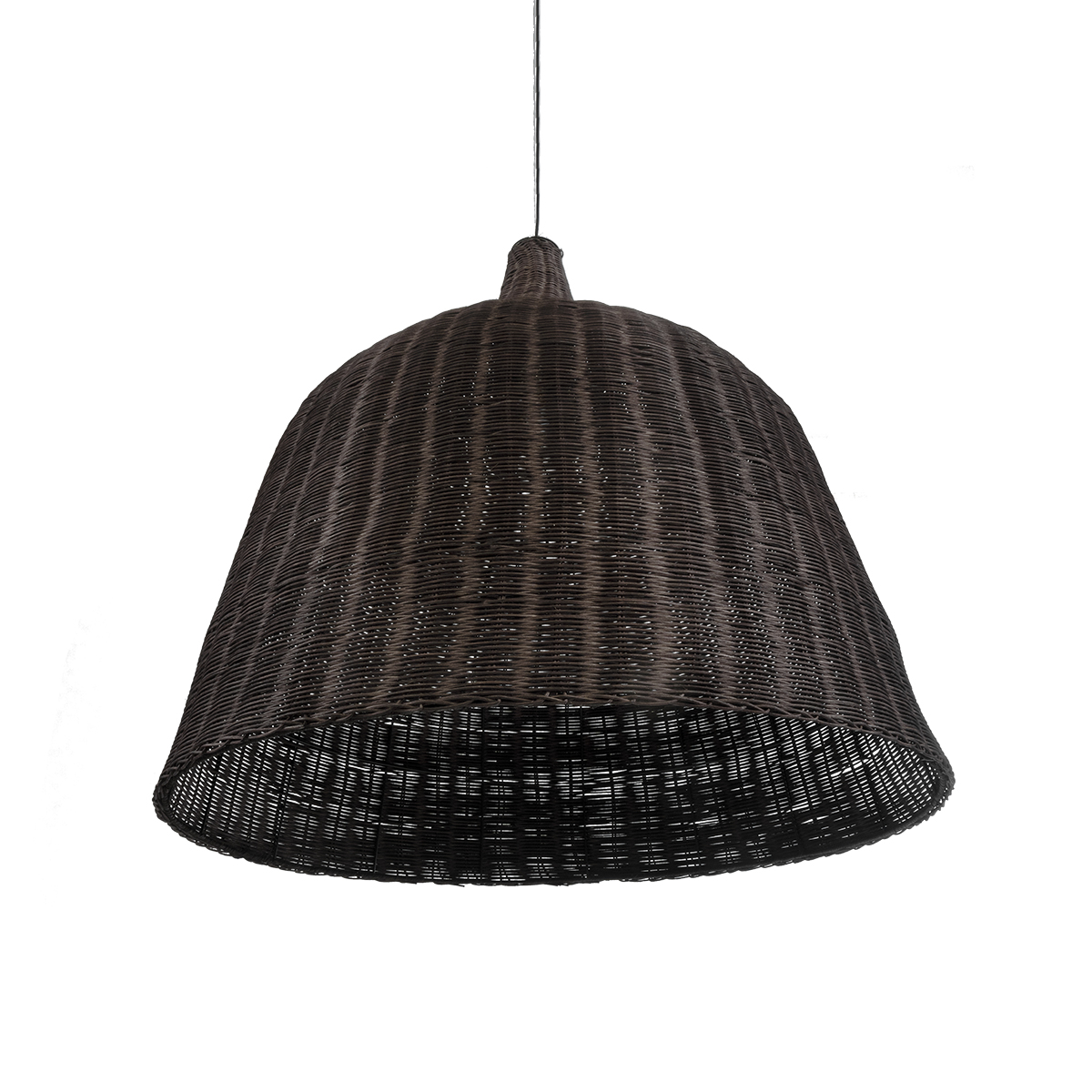 GLOBOSTAR® BAHAMAS 01569 Boho Κρεμαστό Φωτιστικό Οροφής με Ντουί 1 x E27 AC 220-240V IP20 - Καφέ - Μ90 x Π90 x Y90cm