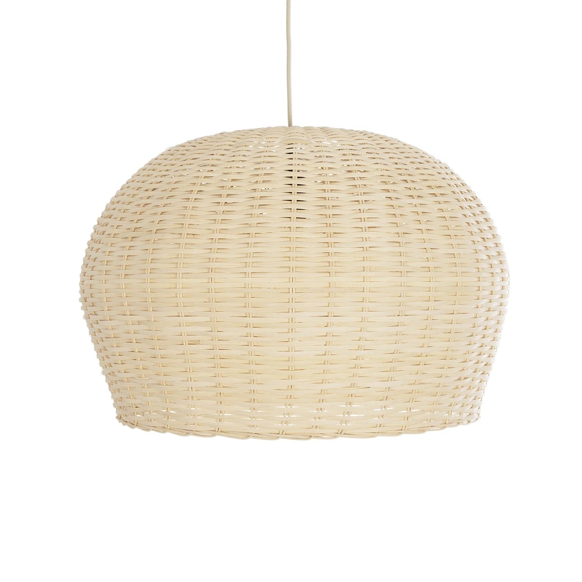 GLOBOSTAR® BERMUDA 01709 Boho Κρεμαστό Φωτιστικό Οροφής με Ντουί 1 x E27 AC 220-240V IP20 - Μπεζ - Μ55 x Π55 x Y26cm