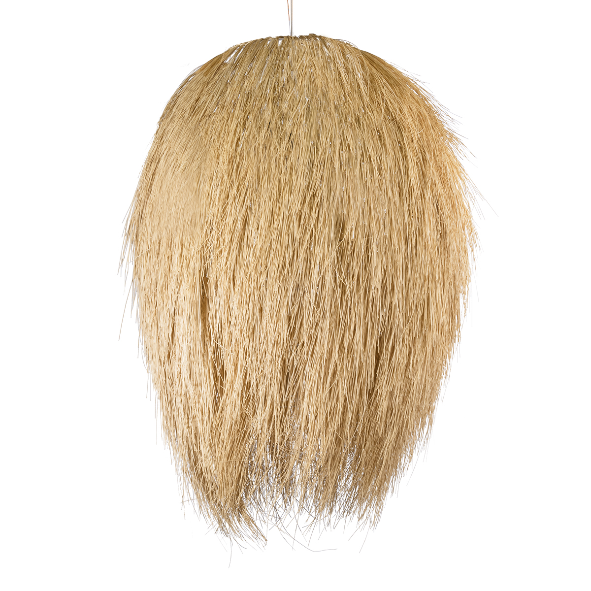 GLOBOSTAR® ARCHIPELAGO 01914 Boho Κρεμαστό Φωτιστικό Οροφής με Ντουί 1 x E27 AC 220-240V IP20 - Μπεζ - Μ120 x Π120 x Υ140cm