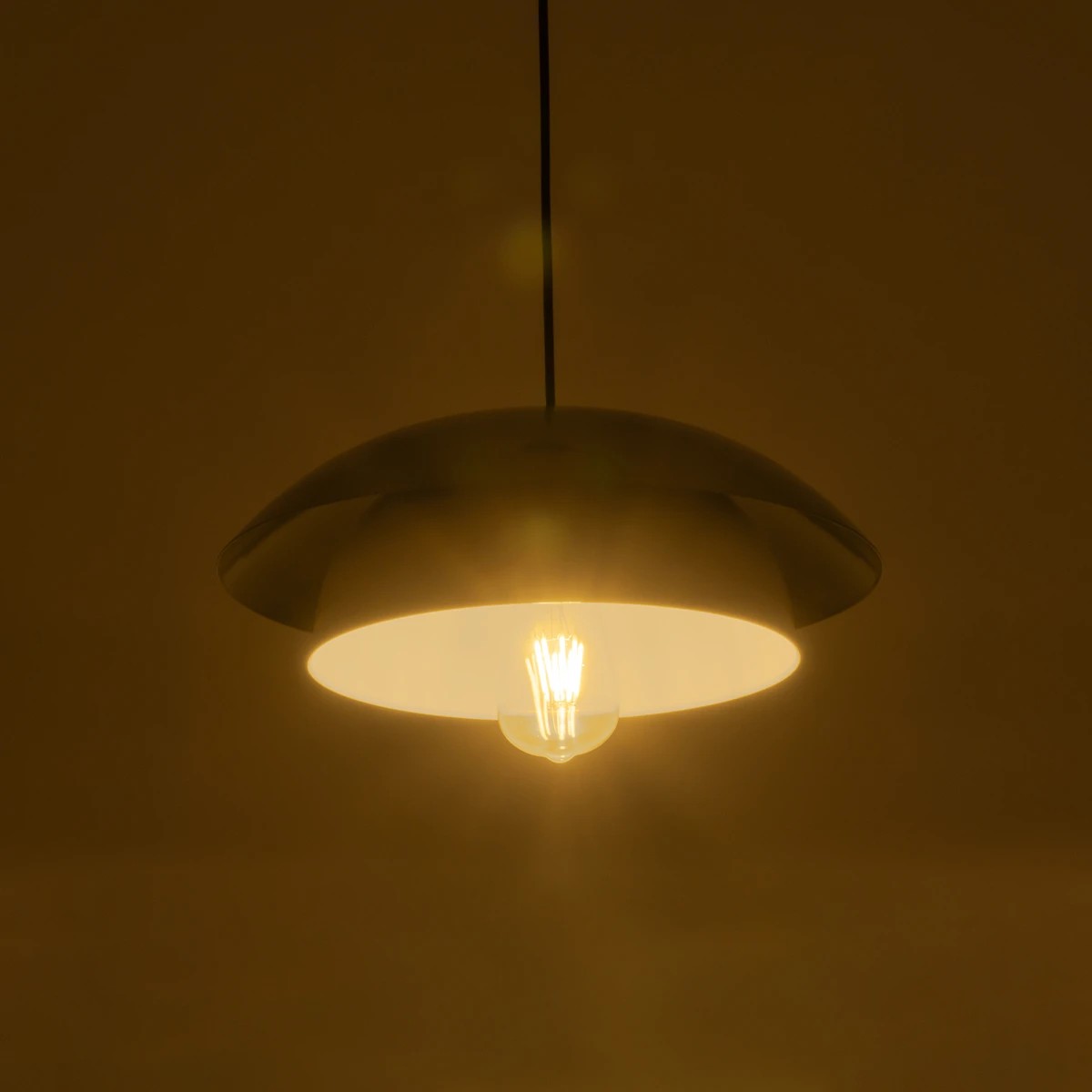 GLOBOSTAR® AURA 204-0119 Μοντέρνο Κρεμαστό Φωτιστικό Οροφής με Ντουί 1 x E27 AC 220-240V IP20 - Πράσινο & Λευκό - Μ31 x Π31 x Υ27cm