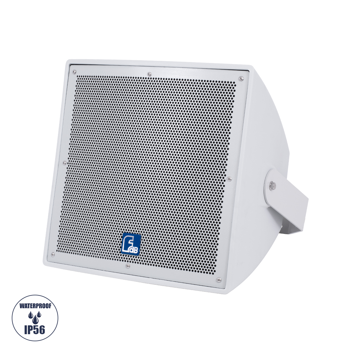 GLOBOSTAR® FDB LT212T 98009 Επιτοίχιο Παθητικό Ηχείο Εγκαταστάσεων με Μετασχηματιστή 100V & 8Ω - 300W RMS (1200W Peak) - 1 x 12" Inches LF & 1 x 1.7" Inches HF - Αδιάβροχο IP56 - Λευκό - Μ40.7 x Π37.8 x Υ41.1cm - 2 Χρόνια Εγγύηση