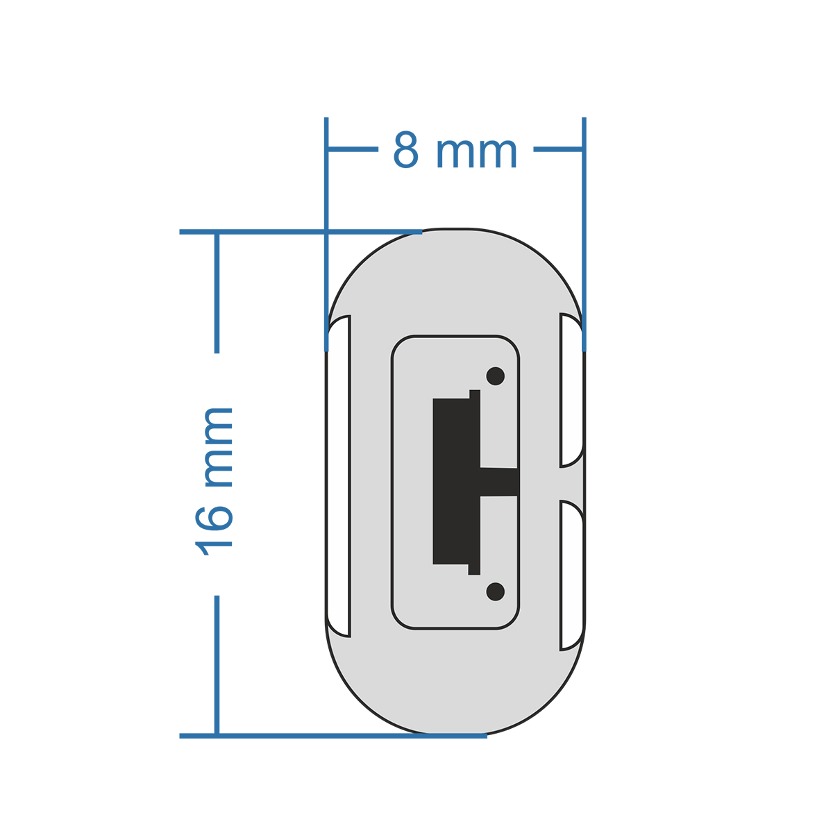 GLOBOSTAR® DOUBLESIDED 70491 Ταινία Neon Flex LED 12W/m 960lm/m 240° DC DC 220-240V Αδιάβροχο IP65 120 x SMD2835 Chip/m Φυσικό Λευκό 4500K Dimmable - Sanan SMD Chip - Μ100 x Π0.8 x Υ1.6cm - 3 Χρόνια Εγγύηση