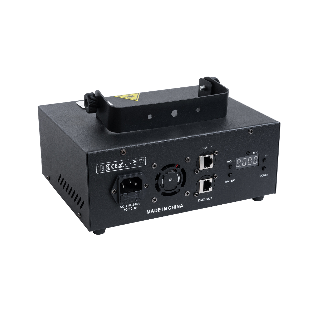 GloboStar® ARES 51127 Επαγγελματικό Laser Projector 30W 1000Mw 300mW RED/635nm - 100mW GREEN/532nm - 600mW BLUE/450nm - AC 220V-240V IP20 3in1 RGB DMX512 - Μ23.5 x Π18 x Υ10cm - 2 Χρόνια Εγγύηση