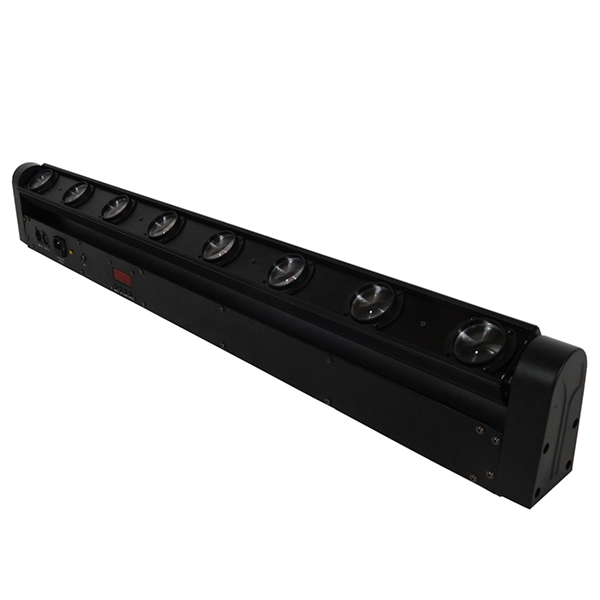 GLOBOSTAR® BAR 51132 Stage Κινούμενη Ρομποτική Κεφαλή Super Beam LED 160W 8° AC 220-240V IP20 8 x 20W CREE Chip Πολύχρωμο RGBW Dimmable DMX512 Protocol 9/38 Channels - Μ110 x Π13.2 x Υ15.5cm - 2 Χρόνια Εγγύηση