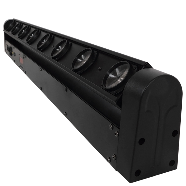 GLOBOSTAR® BAR 51132 Stage Κινούμενη Ρομποτική Κεφαλή Super Beam LED 160W 8° AC 220-240V IP20 8 x 20W CREE Chip Πολύχρωμο RGBW Dimmable DMX512 Protocol 9/38 Channels - Μ110 x Π13.2 x Υ15.5cm - 2 Χρόνια Εγγύηση