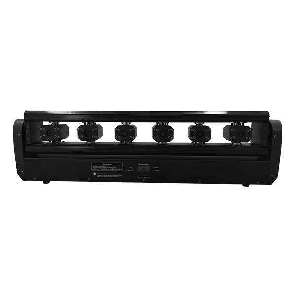 GLOBOSTAR® BAR 51134 Επαγγελματική Κινούμενη Ρομποτική Μπάρα Εφέ Σκηνής LASER Super Beam 40W (6 x 300mW) Μπλε 442nm 3° Dimmable με DMX512 10/17/22 Καναλιών AC 100-240V IP20 - Μαύρο - Μ85 x Π8.1 x Υ24cm - 2 Χρόνια Εγγύηση