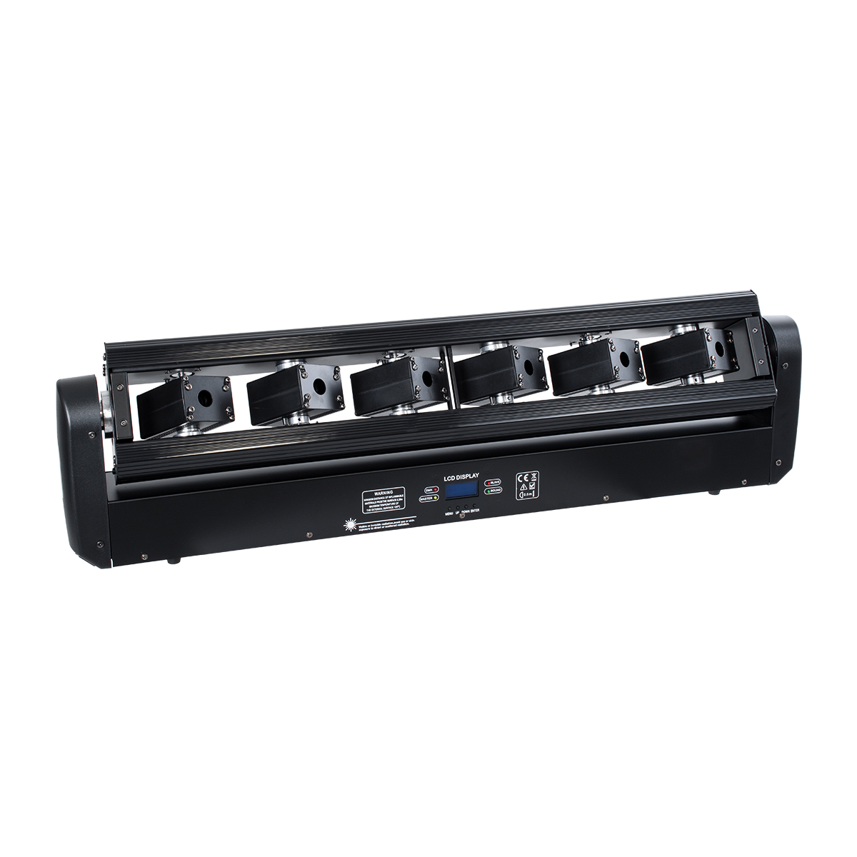 GLOBOSTAR® AMNESIA 51179 Stage Κινούμενη Ρομποτική Κεφαλή Spider Super Beam LASER 150W 2° AC 220-240V IP20 6 x 1W LASER Chip 300mW RED/638nm 100mW GREEN/531nm 600mW BLUE/442nm Πολύχρωμο RGB Dimmable DMX512 Protocol 14/35 Channels - Μ86 x Π23 x Υ9cm - 2 Χρ