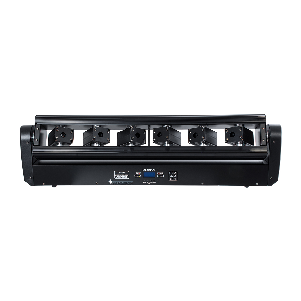 GLOBOSTAR® AMNESIA 51179 Stage Κινούμενη Ρομποτική Κεφαλή Spider Super Beam LASER 150W 2° AC 220-240V IP20 6 x 1W LASER Chip 300mW RED/638nm 100mW GREEN/531nm 600mW BLUE/442nm Πολύχρωμο RGB Dimmable DMX512 Protocol 14/35 Channels - Μ86 x Π23 x Υ9cm - 2 Χρ