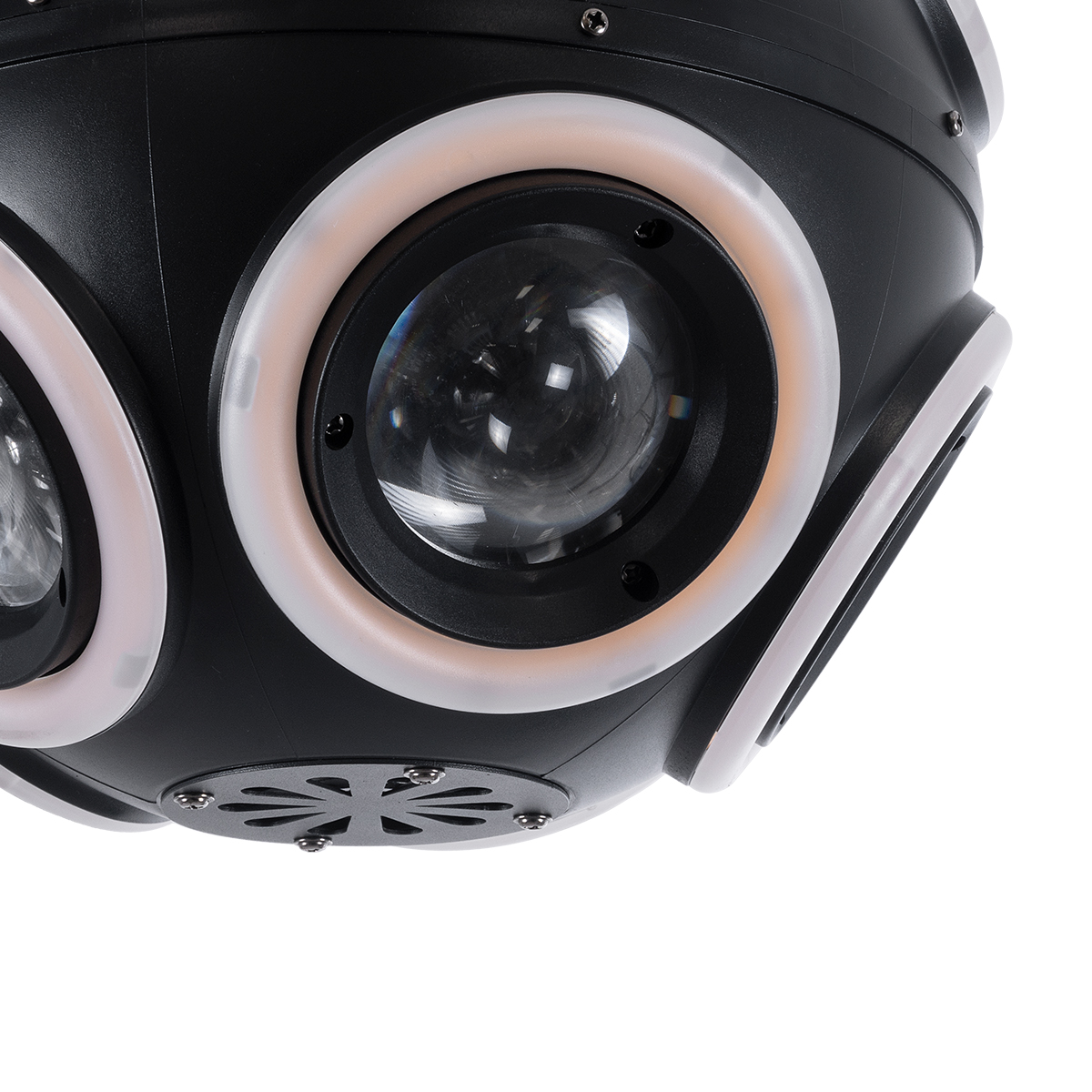 GloboStar® 51197 LIFT BALL Επαγγελματικό Φωτιστικό Ειδικών Εφέ Φ25cm KINETIC BALL MATRIX PIXEL Super BEAM Light CREE LED 4in1 300W - 10 x 20W LED COB Chips RGBW & 10 x 20W LED COB Chips Ultra Gold Warm White 2200K - Μέγιστο Μήκος Ανύψωσης 6 Μέτρα - AC