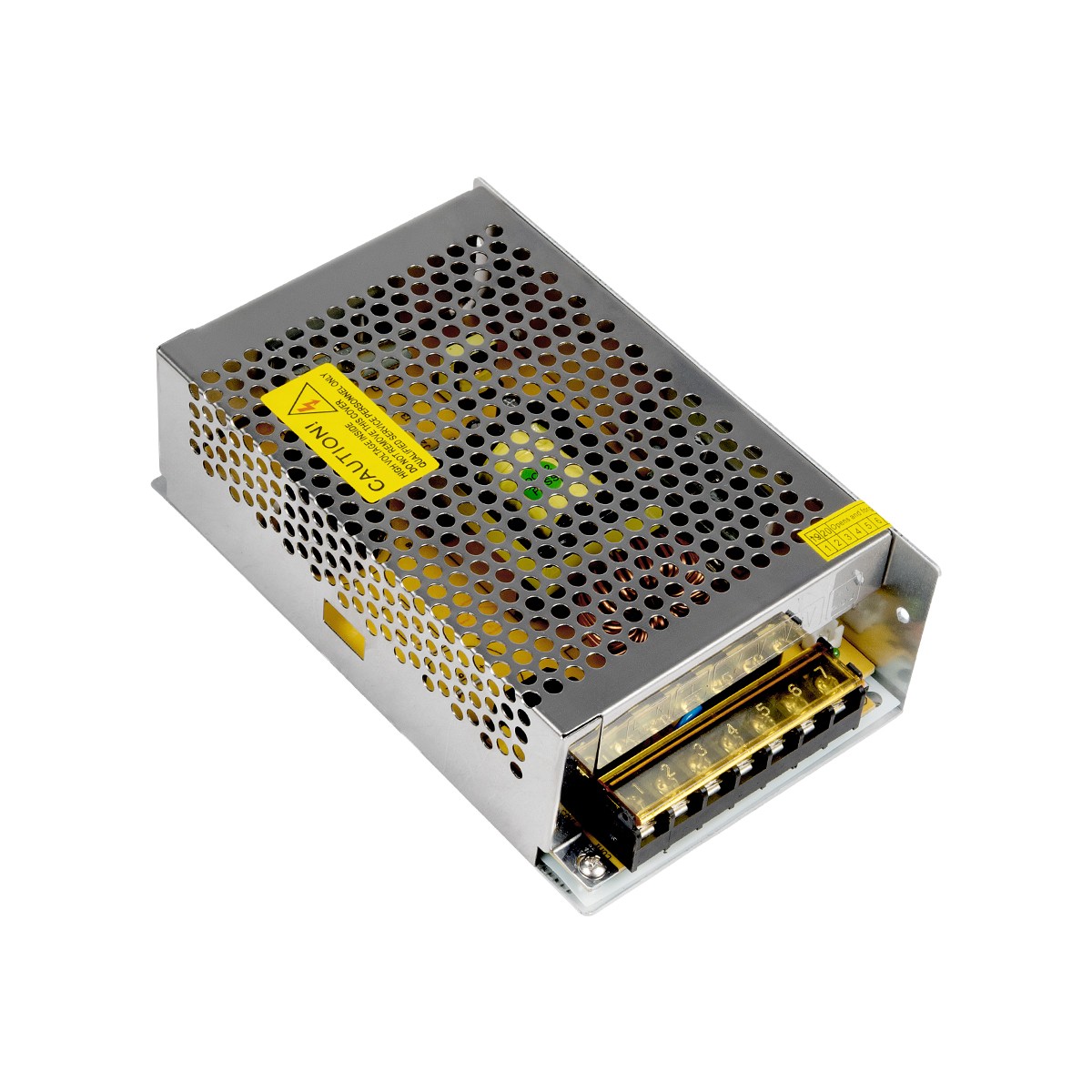 GloboStar® 68730 Μεταλλικό Τροφοδοτικό PELV για Προϊόντα LED 200W 16.5A - AC 220-240V σε DC 12V - IP20 L16 x W10 x H5cm - 2 Χρόνια Εγγύηση
