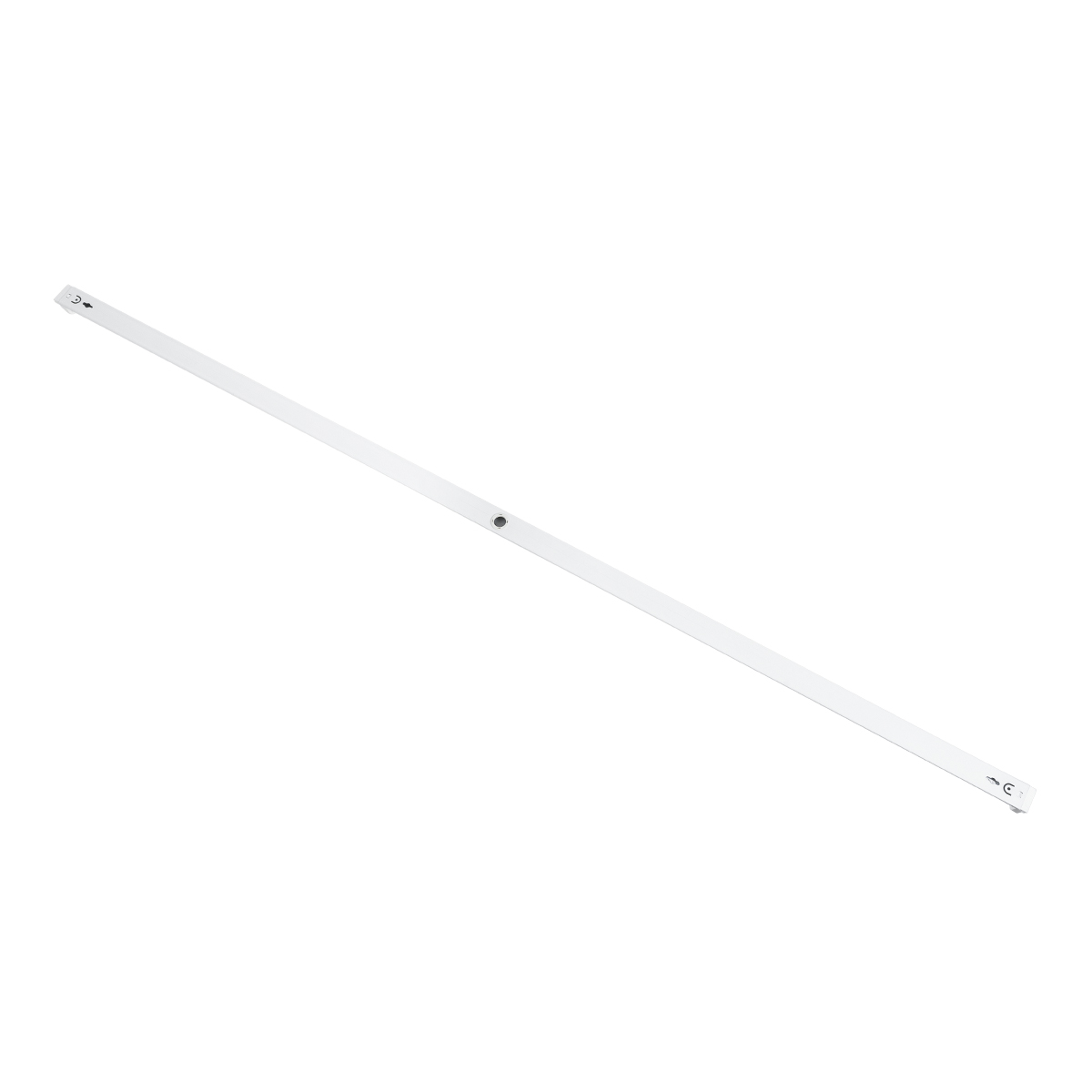 GloboStar® TUBATO 60150 Μεταλλικό Σκαφάκι για 1 x Λάμπα 150CM T8 G13 LED AC 220-240V IP20 Μ150 x Π3.4 x Υ4.3cm - 5 Χρόνια Εγγύηση