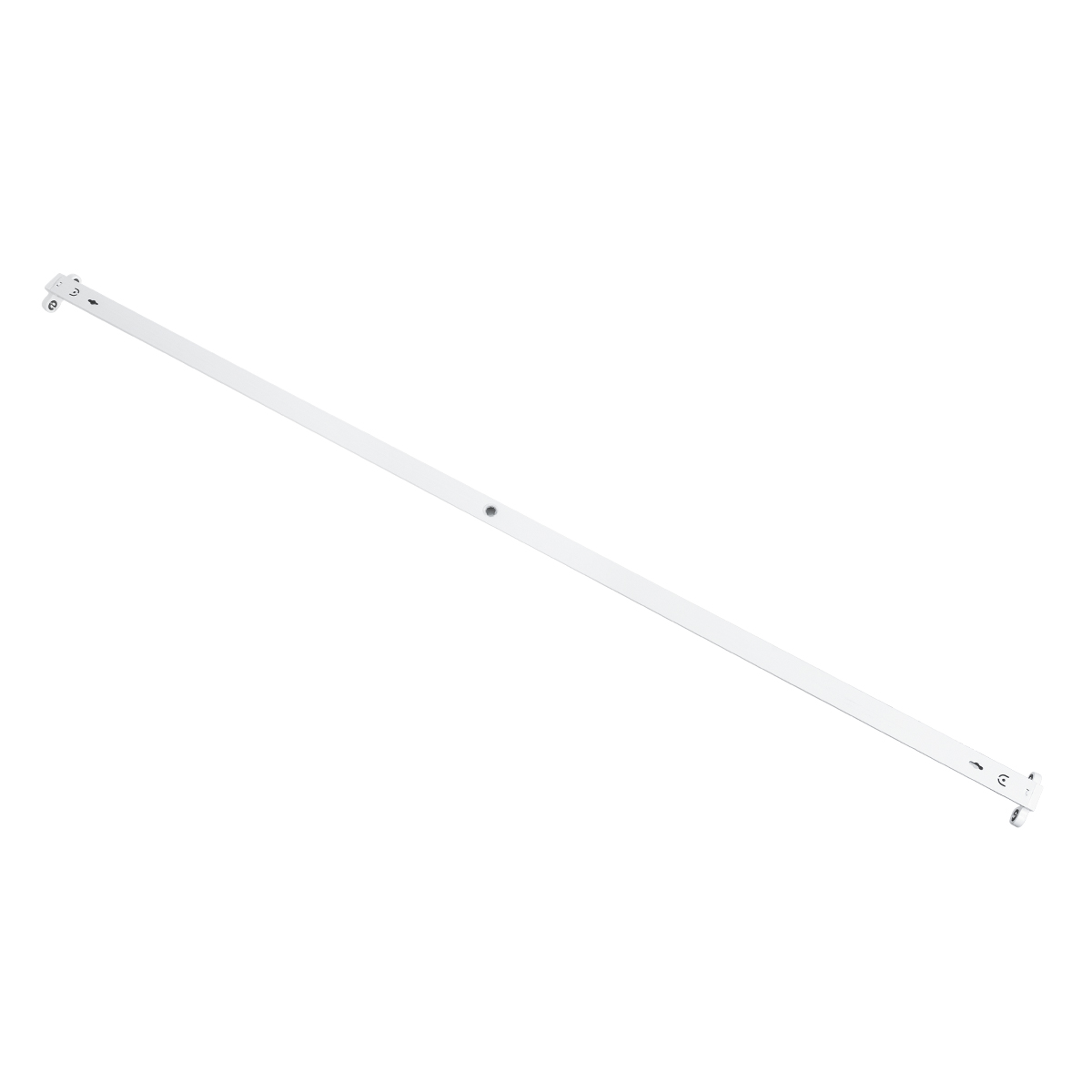 GloboStar® TUBATO 60154 Μεταλλικό Σκαφάκι για 2 x Λάμπες 150CM T8 G13 LED AC 220-240V IP20 Μ150 x Π7.2 x Υ4cm - 5 Χρόνια Εγγύηση