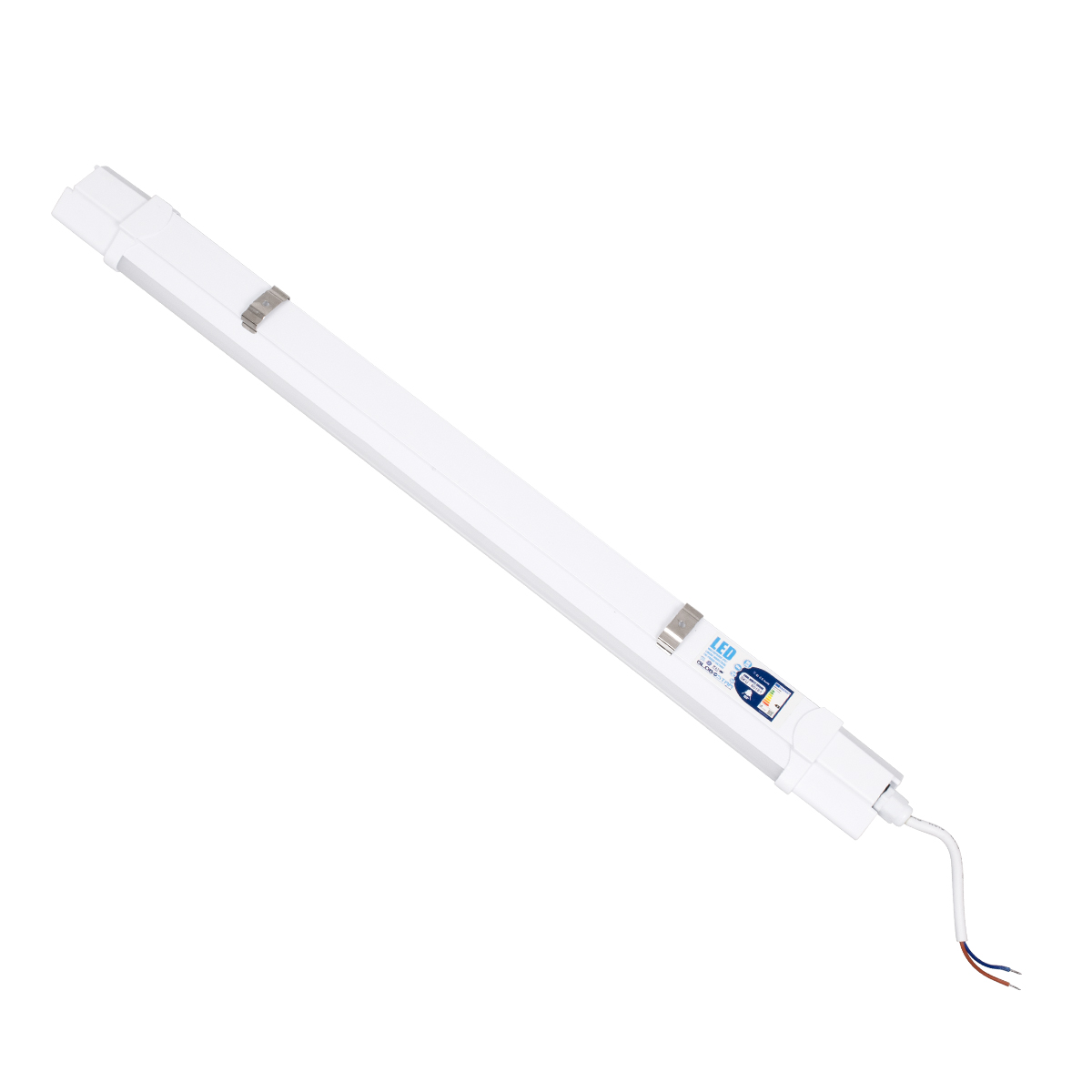 GloboStar® 60162 LED Γραμμικό Βιομηχανικό Φωτιστικό Tri-Proof 60cm 18W 1971lm 120° AC 220-240V Αδιάβροχο IP65 Μ60 x Π6 x Υ4cm Φυσικό Λευκό 4500K - 3 Χρόνια Εγγύηση