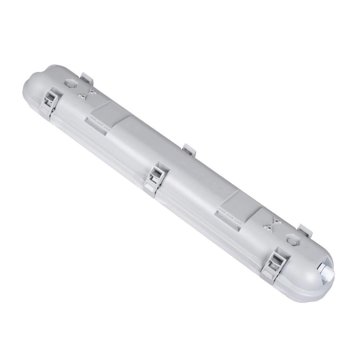 GLOBOSTAR® EMERGANO 60179 60cm Γραμμικό Βιομηχανικό Φωτιστικό Tri-Proof Τεχνολογίας Emergency με Ενσωματωμένη Μπαταρία Li-Ion 3.7V 2600mAH & Αυτονομία 3 Ώρες LED 24W 3120lm 120° AC 220-240V Αδιάβροχο IP65 Ψυχρό Λευκό 6000K - LUMILEDs SMD Chip & TÜ