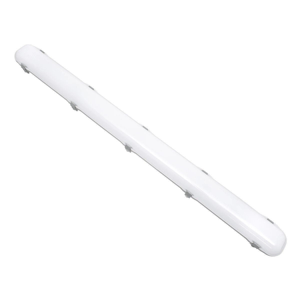 GLOBOSTAR® EMERGANO 60180 120cm Γραμμικό Βιομηχανικό Φωτιστικό Tri-Proof Τεχνολογίας Emergency με Ενσωματωμένη Μπαταρία Li-Ion 3.7V 5000mAH & Αυτονομία 3 Ώρες LED 48W 6240lm 120° AC 220-240V Αδιάβροχο IP65 Ψυχρό Λευκό 6000K - LUMILEDs SMD Chip & T