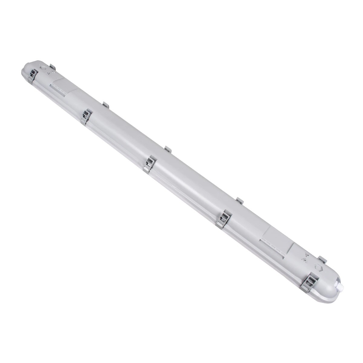 GLOBOSTAR® EMERGANO 60180 120cm Γραμμικό Βιομηχανικό Φωτιστικό Tri-Proof Τεχνολογίας Emergency με Ενσωματωμένη Μπαταρία Li-Ion 3.7V 5000mAH & Αυτονομία 3 Ώρες LED 48W 6240lm 120° AC 220-240V Αδιάβροχο IP65 Ψυχρό Λευκό 6000K - LUMILEDs SMD Chip & T