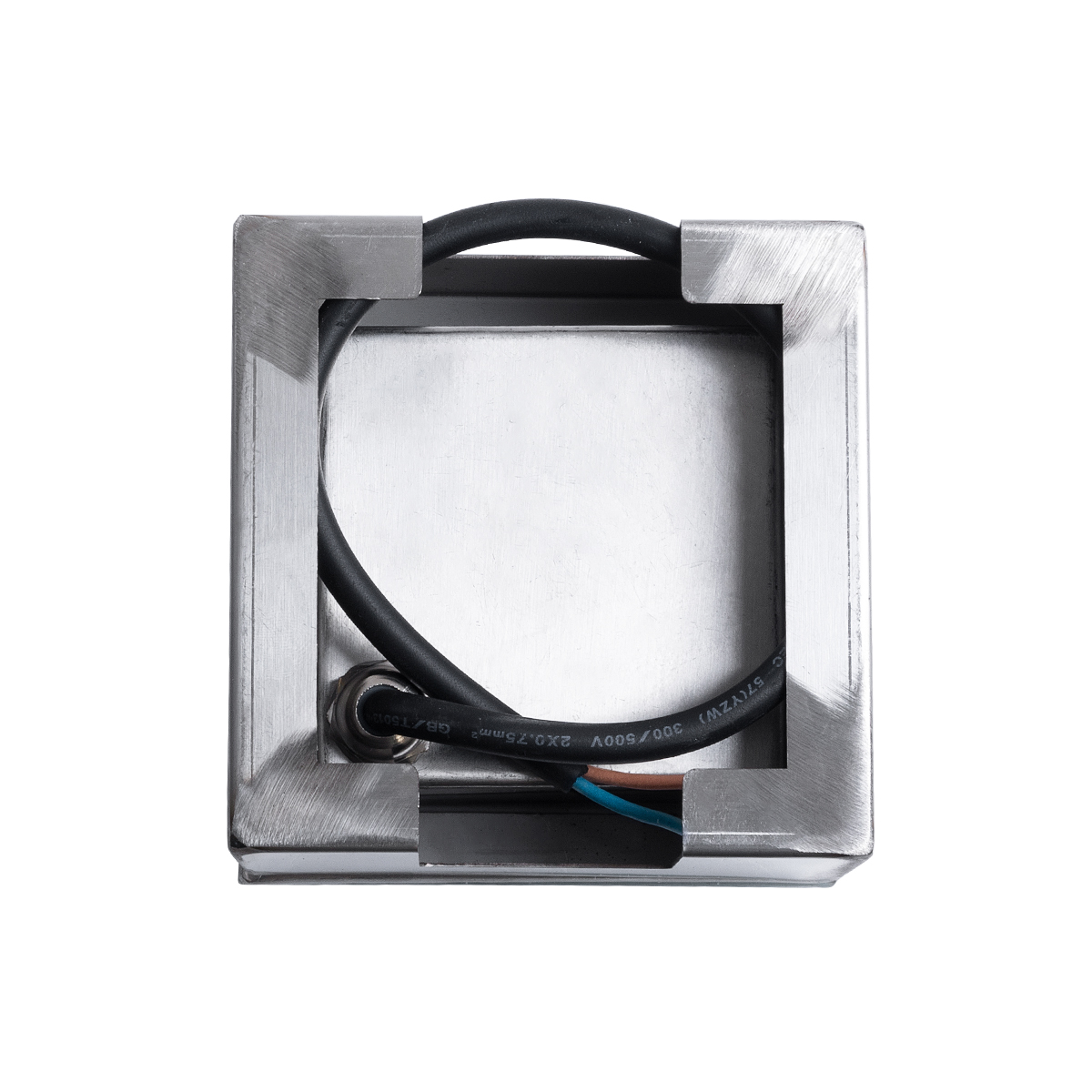 GLOBOSTAR® CYBOLITHOS 60365 Χωνευτό Αρχιτεκτονικο Φωτιστικό Σποτ Δαπέδου LED 2W 220lm 120° DC 24V Αδιάβροχο IP68 IK06 Θερμό Λευκό 2700K Dimmable - Bridgelux SMD Chip - Γαλακτερό Tempered Glass & Ανοξείδωτο Ατσάλι SS316 - Μ10 x Π10x Υ8cm / Q10 x 10cm -