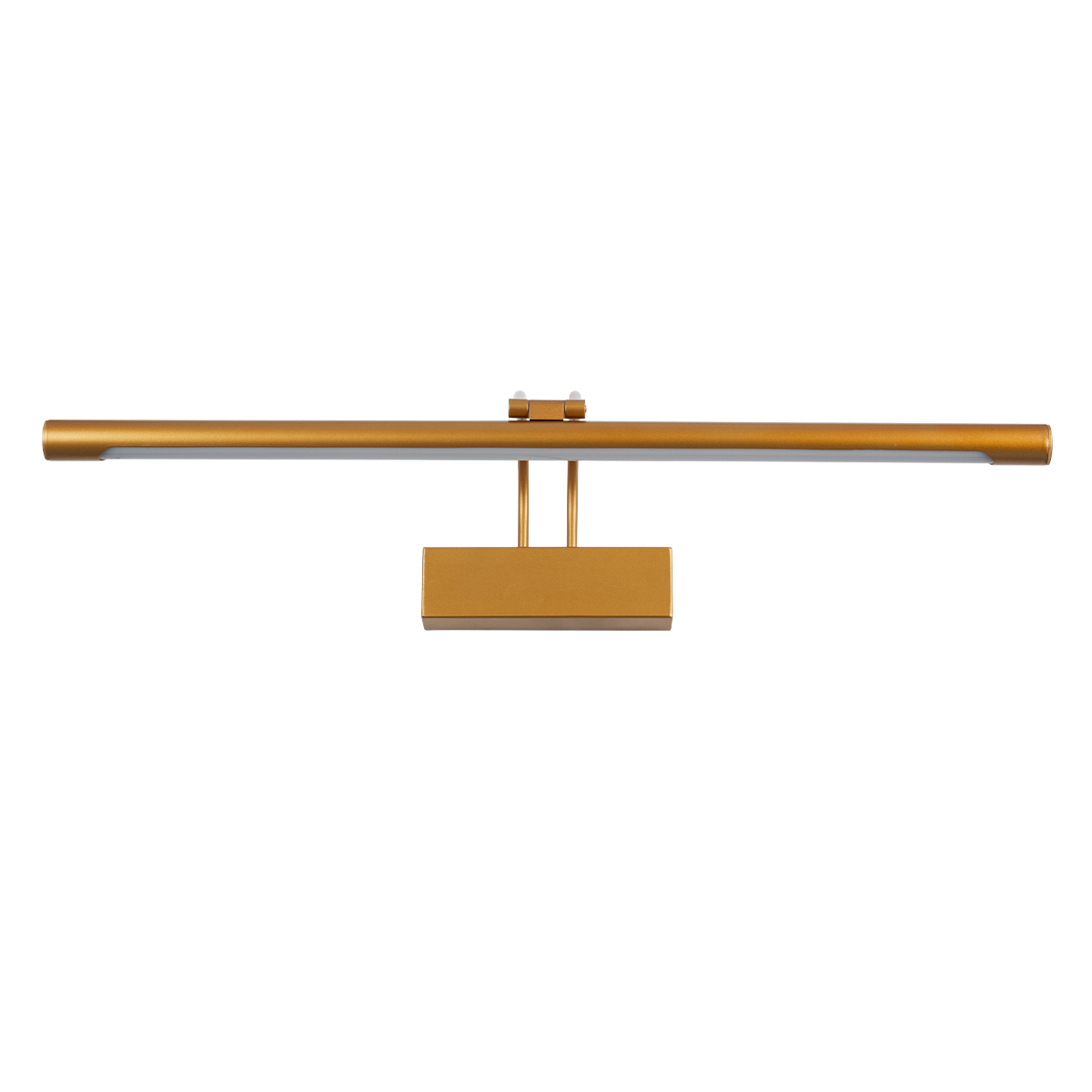 GLOBOSTAR® LAURA 60427 Μοντέρνο Φωτιστικό Τοίχου - Απλίκα Καθρέπτη Μπάνιου LED 12W 1400lm 120° AC 220-240V IP20 Φυσικό Λευκό 4500K - Lumileds SMD Chip & TÜV SÜD Driver - Χάλκινο - Μ60 x Π27 x Υ13cm - 3 Χρόνια Εγγύηση