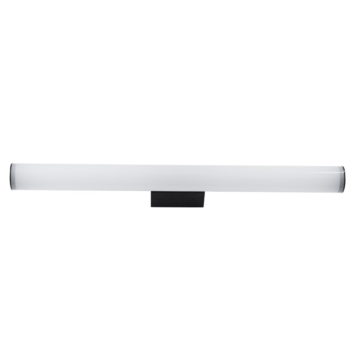 GLOBOSTAR® MABEL 60428 Μοντέρνο Φωτιστικό Τοίχου - Απλίκα Καθρέπτη Μπάνιου LED 12W 1400lm 240° AC 220-240V IP44 Φυσικό Λευκό 4500K - Lumileds SMD Chip & TÜV SÜD Driver - Μαύρο Ματ & Λευκό - Μ60 x Π10 x Υ5cm - 3 Χρόνια Εγγύηση