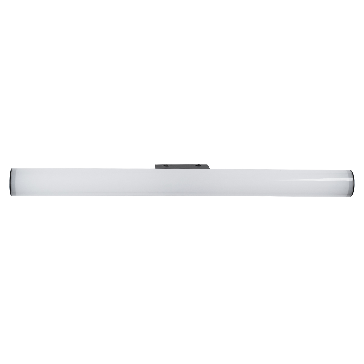 GLOBOSTAR® MABEL 60428 Μοντέρνο Φωτιστικό Τοίχου - Απλίκα Καθρέπτη Μπάνιου LED 12W 1400lm 240° AC 220-240V IP44 Φυσικό Λευκό 4500K - Lumileds SMD Chip & TÜV SÜD Driver - Μαύρο Ματ & Λευκό - Μ60 x Π10 x Υ5cm - 3 Χρόνια Εγγύηση