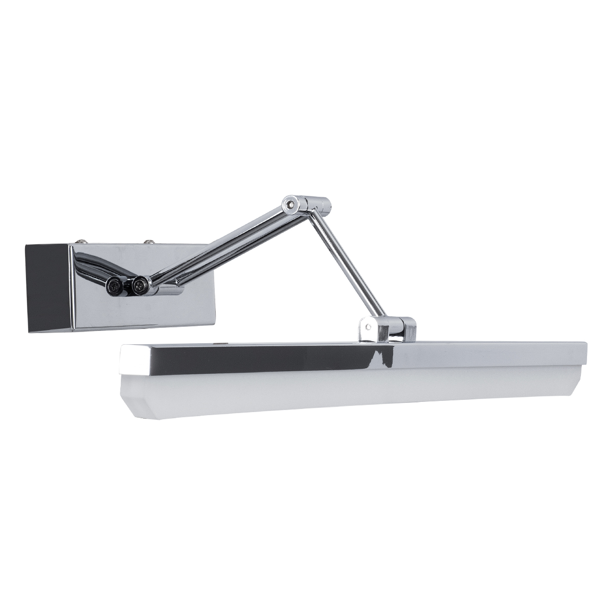 GLOBOSTAR® MARA 60447 Μοντέρνο Φωτιστικό Τοίχου - Απλίκα Καθρέπτη Μπάνιου LED 12W 1400lm 120° AC 220-240V IP20 Φυσικό Λευκό 4500K - Lumileds SMD Chip & TÜV SÜD Driver - Νίκελ Χρώμιο - Μ60 x Π15 x Υ13cm - 3 Χρόνια Εγγύηση