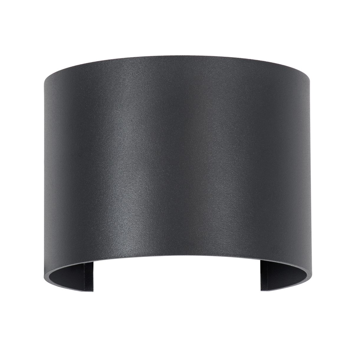 GLOBOSTAR® AXIS-R 60642 Μοντέρνο Φωτιστικό Τοίχου - Απλίκα LED 10W 1250lm 5°/60° AC 220-240V Αδιάβροχο IP65 Ψυχρό Λευκό 6000K - Bridgelux COB Chip & TÜV SÜD Driver - Γκρι Ανθρακί Ματ - Μ10 x Π10 x Υ10cm - 5 Χρόνια Εγγύηση