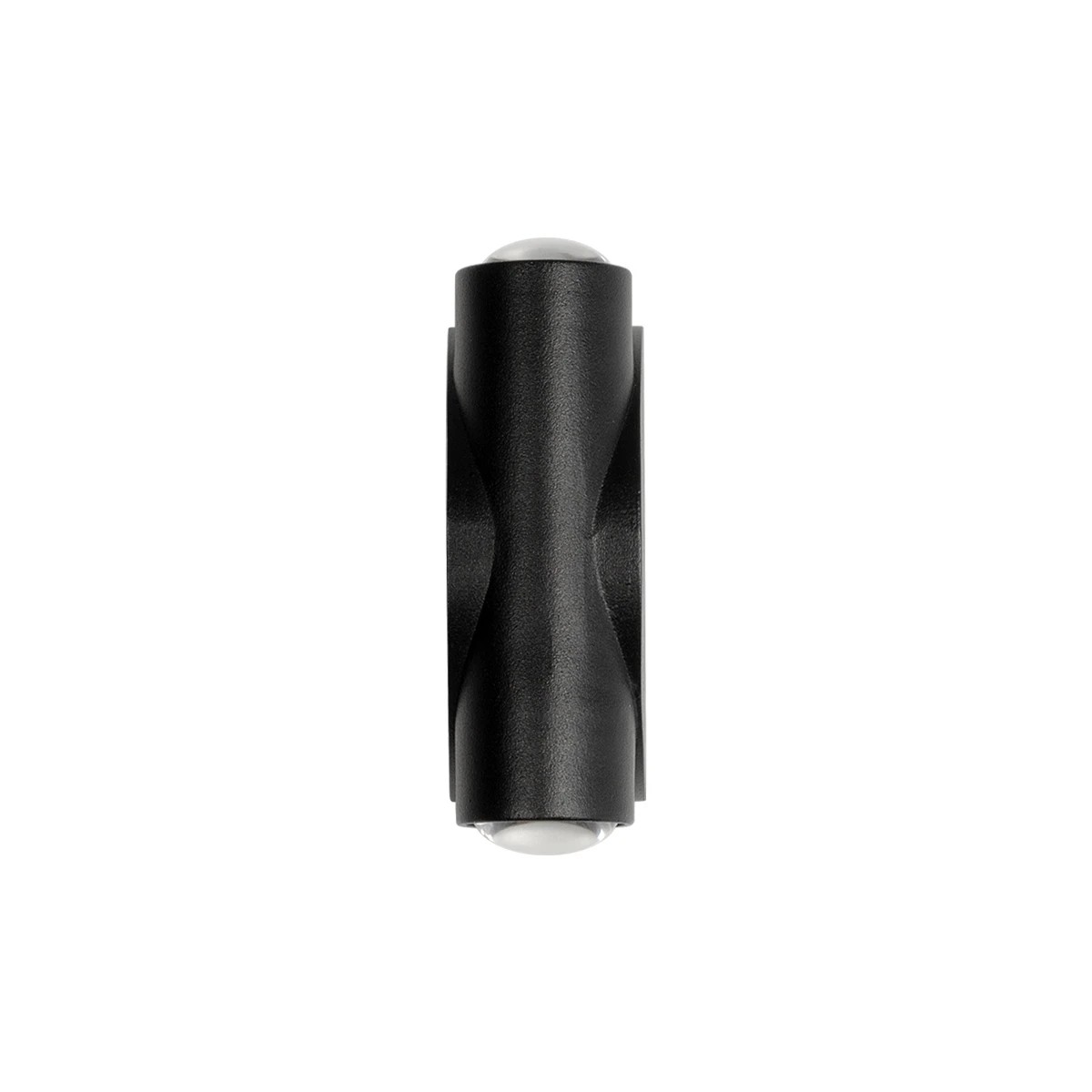 GLOBOSTAR® ARC 60679 Μοντέρνο Φωτιστικό Τοίχου - Απλίκα LED 4W 400lm 30° AC 220-240V Αδιάβροχο IP65 Θερμό Λευκό 2700K - CREE XPE Chip & TÜV SÜD Driver - Μαύρο Ματ - Μ3.5 x Π4.8 x Υ11.5cm - 5 Χρόνια Εγγύηση