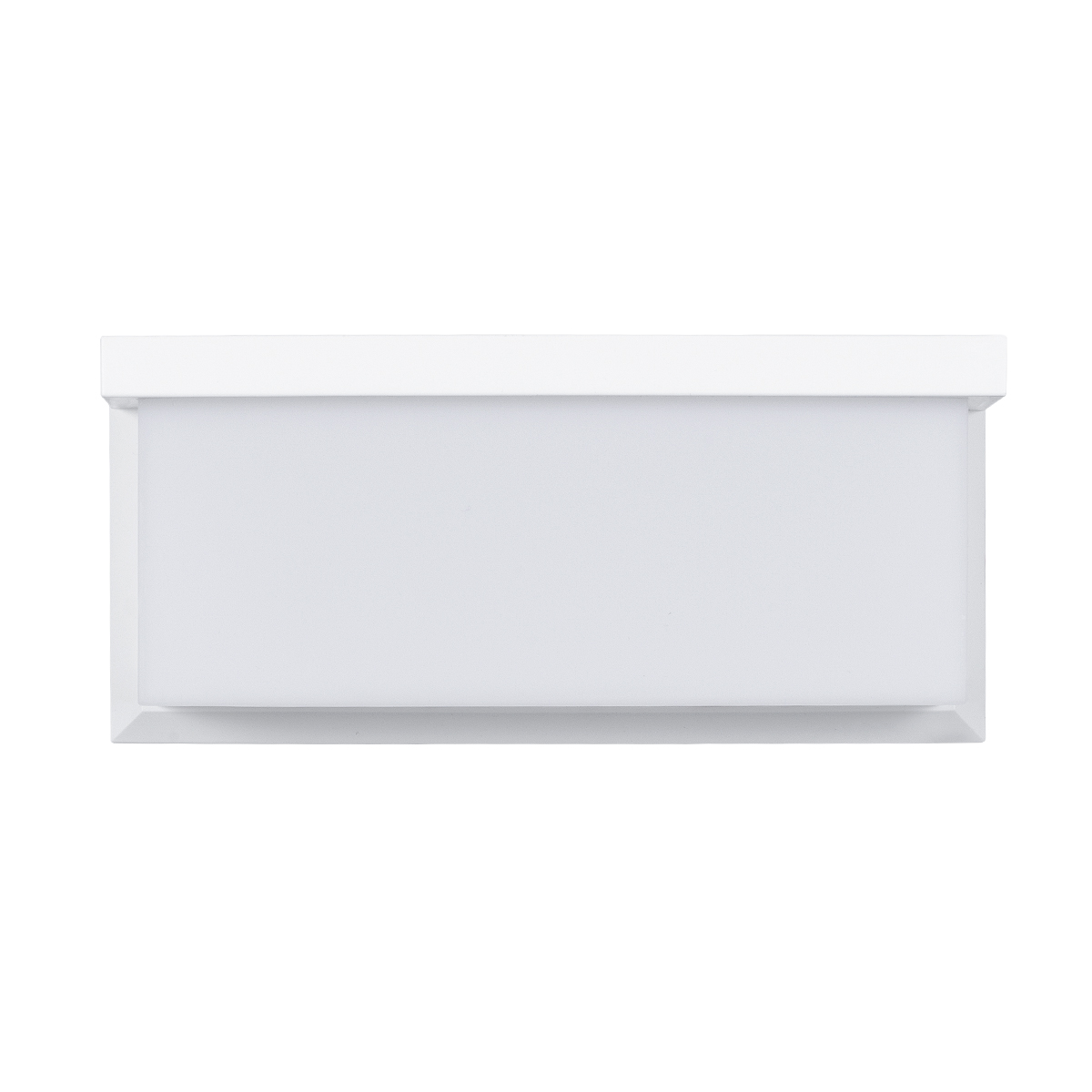 GLOBOSTAR® CITYSCAPE 60697 Μοντέρνο Φωτιστικό Τοίχου - Απλίκα LED 18W 1890lm 120° AC 220-240V Αδιάβροχο IP65 Φυσικό Λευκό 4500K - Bridgelux SMD Chip - Λευκό Ματ - Μ23.5 x Π11 x Υ10cm - 3 Χρόνια Εγγύηση