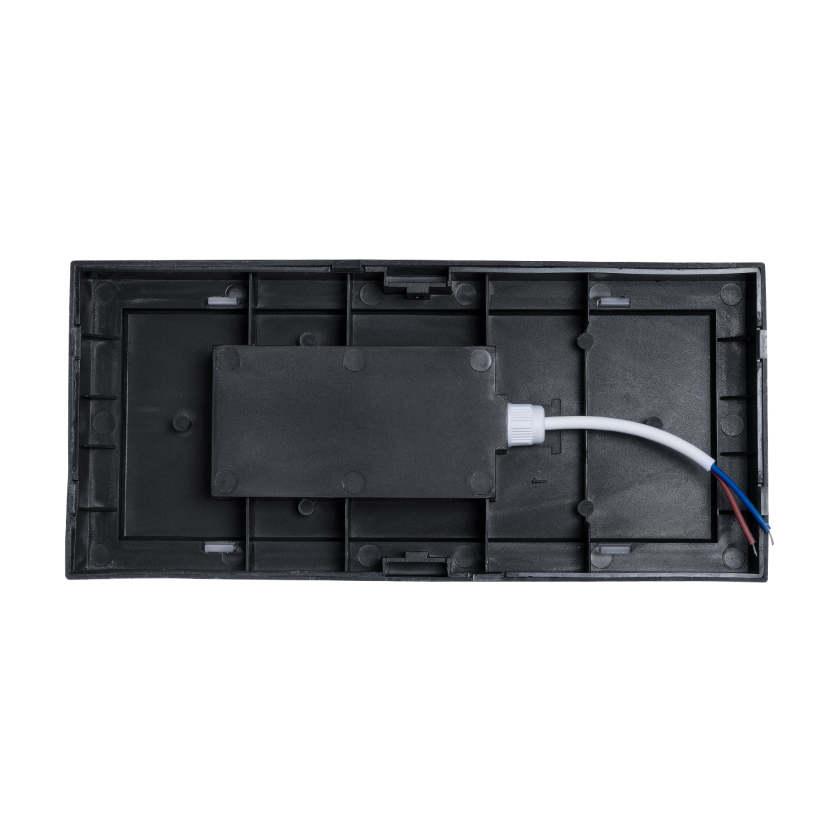 GLOBOSTAR® CITYSCAPE 60697 Μοντέρνο Φωτιστικό Τοίχου - Απλίκα LED 18W 1890lm 120° AC 220-240V Αδιάβροχο IP65 Φυσικό Λευκό 4500K - Bridgelux SMD Chip - Λευκό Ματ - Μ23.5 x Π11 x Υ10cm - 3 Χρόνια Εγγύηση