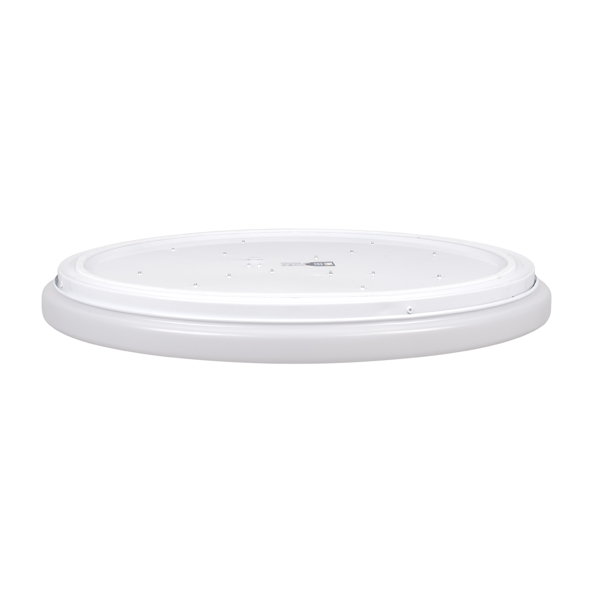 GLOBOSTAR® AVA 61017 Μοντέρνο Φωτιστικό Οροφής LED 76W 7600lm 120° AC 220-240V IP20 Ρυθμιζόμενο Λευκό CCT με Χειριστήριο από 2700K έως 6000K Dimmable - Lumileds SMD Chip - Λευκό Ματ - Μ48 x Π48 x Υ6.5cm - 3 Χρόνια Εγγύηση