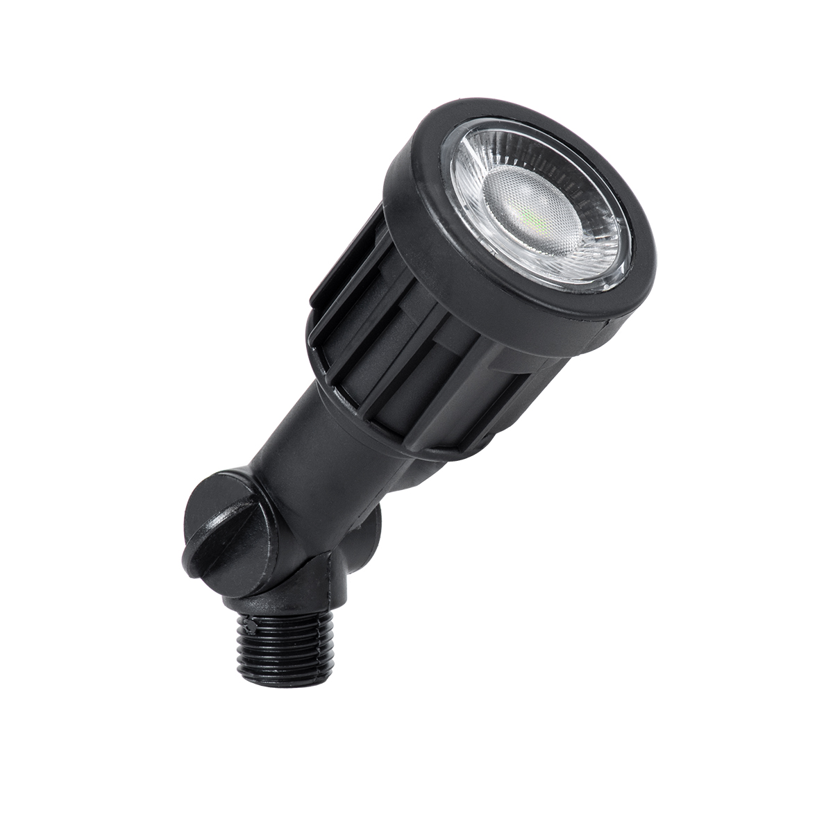 GLOBOSTAR® GARDENINI 61544 Φωτιστικό Σποτ για Φυτά - Δέντρα με Βάση Κήπου / Καρφωτό LED 5W 550lm 38° DC 24V Αδιάβροχο IP68 Πράσινο Dimmable - Lumileds SMD Chip - Μαύρο - Μ5.5 x Π5.5 x Υ13.5cm - 3 Χρόνια Εγγύηση
