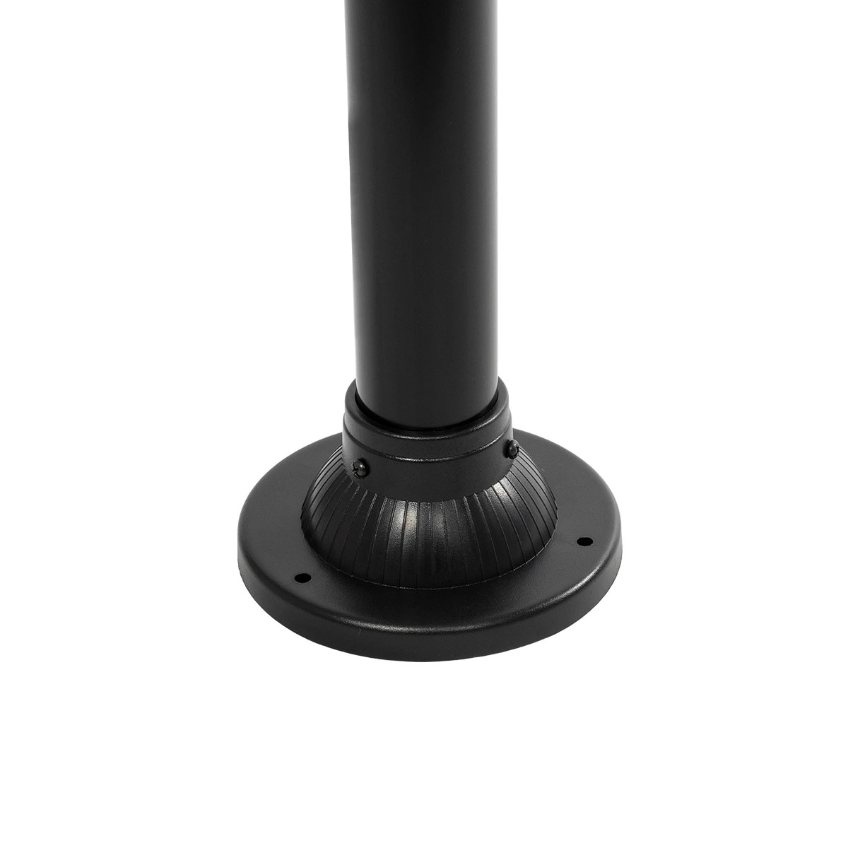 GLOBOSTAR® AGROS 61596 Φωτιστικό Κολωνάκι Κήπου με Ντουί 1 x E27 AC 220-240V Αδιάβροχο IP65 - Λευκό & Μαύρο - Μ20 x Π20 x Υ100cm
