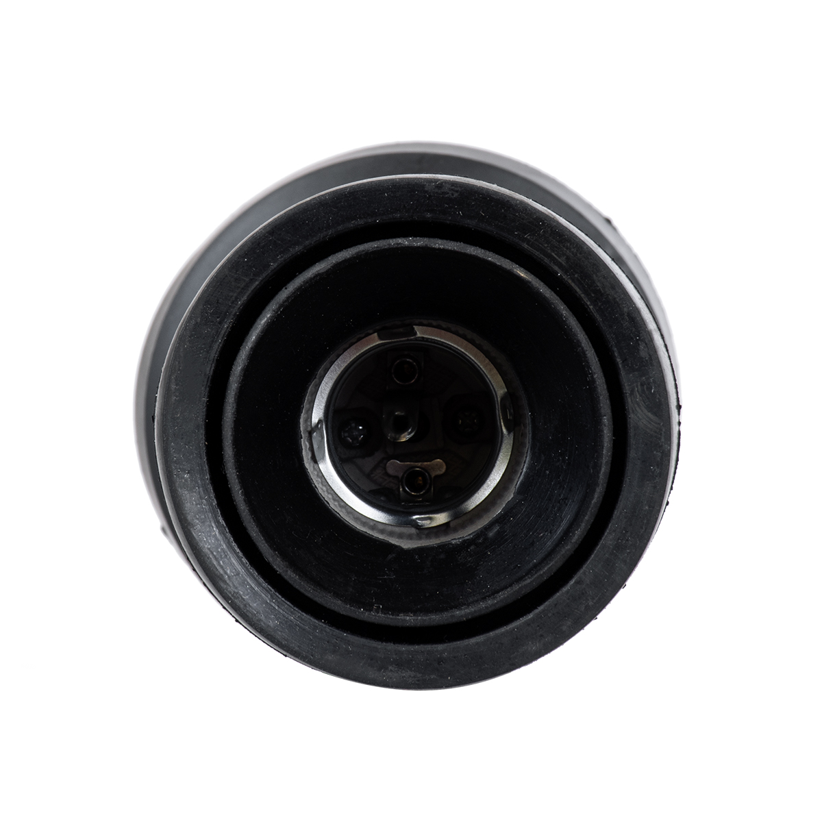 GLOBOSTAR® GRASEDO 61615 Φωτιστικό Σποτ για Λάμπα PAR38 με Ντουί 1 x E27 AC 220-240V Αδιάβροχο IP67 - Μαύρο Ματ - Μ9.5 x Π9.5 x Υ22cm