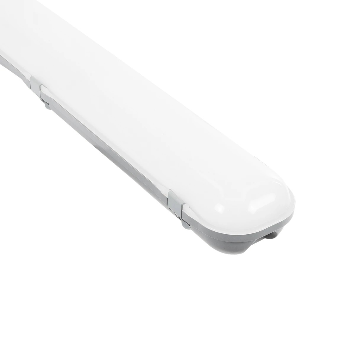 GLOBOSTAR® SMARTGROUP 61702 Γραμμικό Βιομηχανικό Φωτιστικό Tri-Proof Τεχνολογίας Smart Group Linkable Control System 2.4Ghz με Αισθητήρα Κίνησης Microwave LED 48W 6000lm 120° AC 220-240V Αδιάβροχο IP65 Φυσικό Λευκό 5000K - Lumileds SMD Chip & TÜV SÜD 