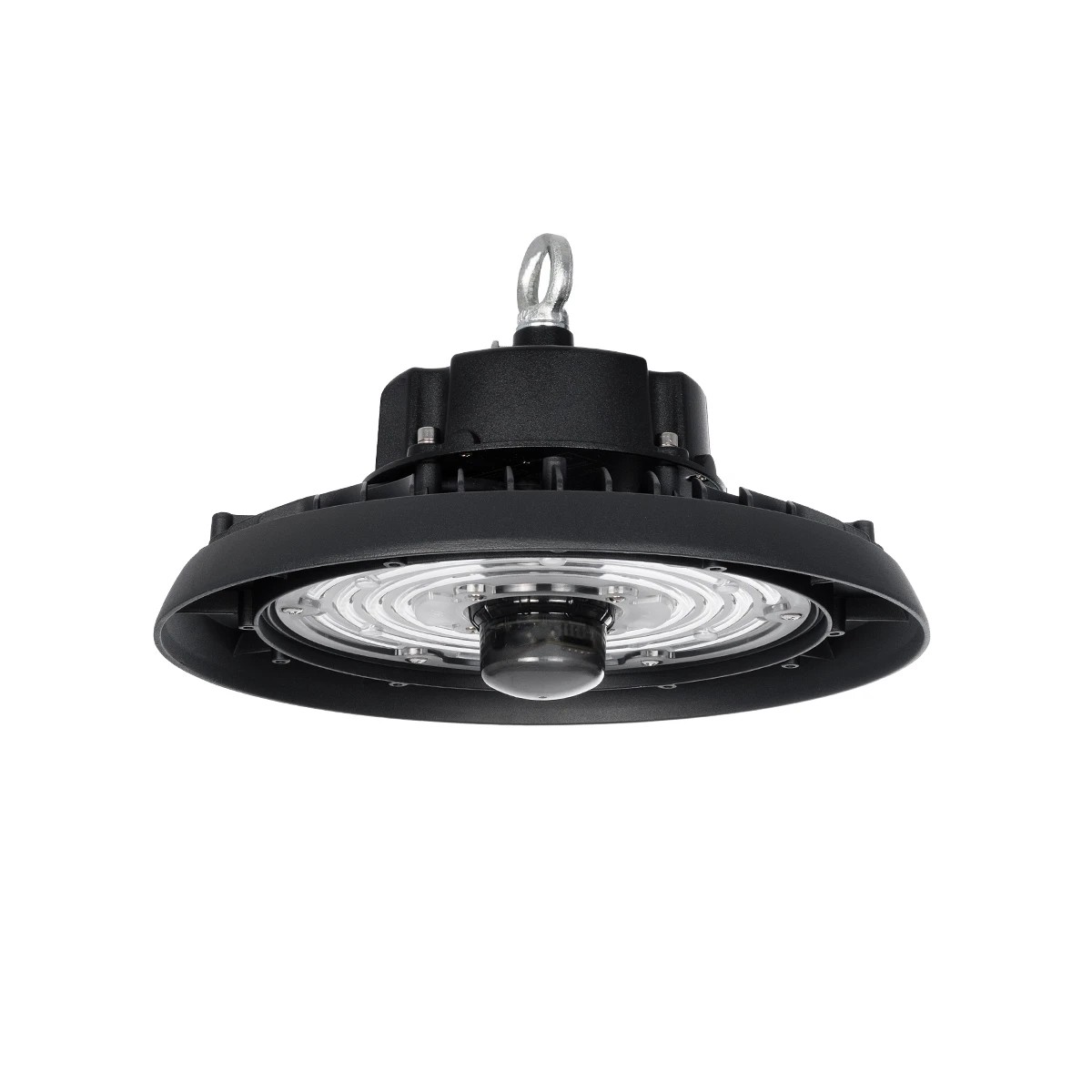 GLOBOSTAR® INDUSTRY 61704 Βιομηχανικό Φωτιστικό Καμπάνα High Bay UFO Τεχνολογίας Smart Group Linkable Control System 2.4Ghz με Αισθητήρα Κίνησης Microwave LED 100W 15000lm SDCM<5 90° AC 85-265V Αδιάβροχο IP65 IK08 Φυσικό Λευκό 5000K - 175 x Sanan Opto 