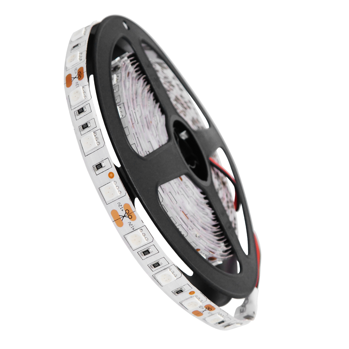 GLOBOSTAR® LUMAR 70024 Ταινία LED 14.4W/m 936lm/m 120° DC 12V IP20 60 x SMD5050 Chip/m Κόκκινο Dimmable - Sanan SMD Chip - Μ500 x Π1 x Υ0.2cm - Ρολό 5 Μέτρων - 5 Χρόνια Εγγύηση