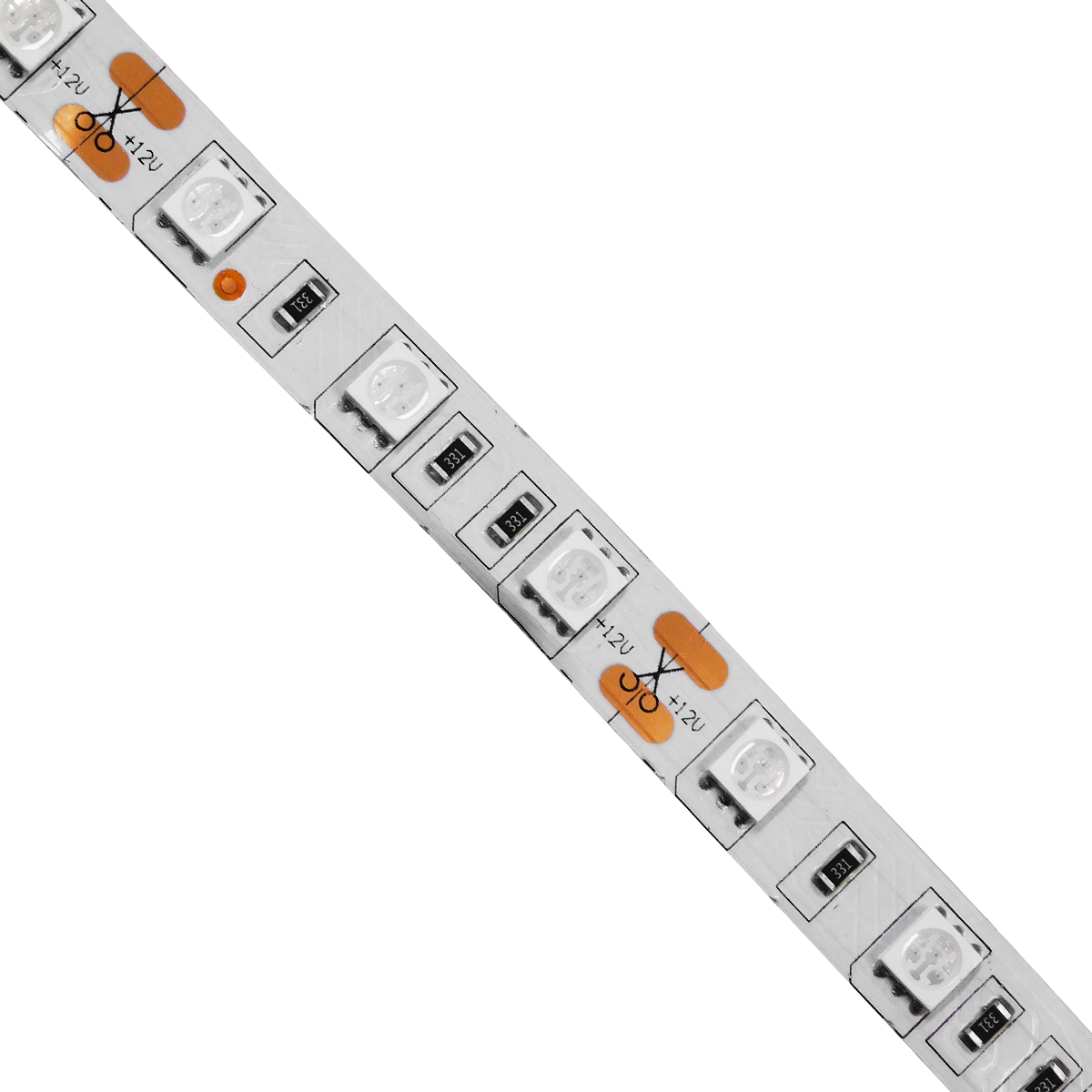 GLOBOSTAR® LUMAR 70026 Ταινία LED 14.4W/m 936lm/m 120° DC 12V IP20 60 x SMD5050 Chip/m Μπλε Dimmable - Sanan SMD Chip - Μ500 x Π1 x Υ0.2cm - Ρολό 5 Μέτρων - 5 Χρόνια Εγγύηση