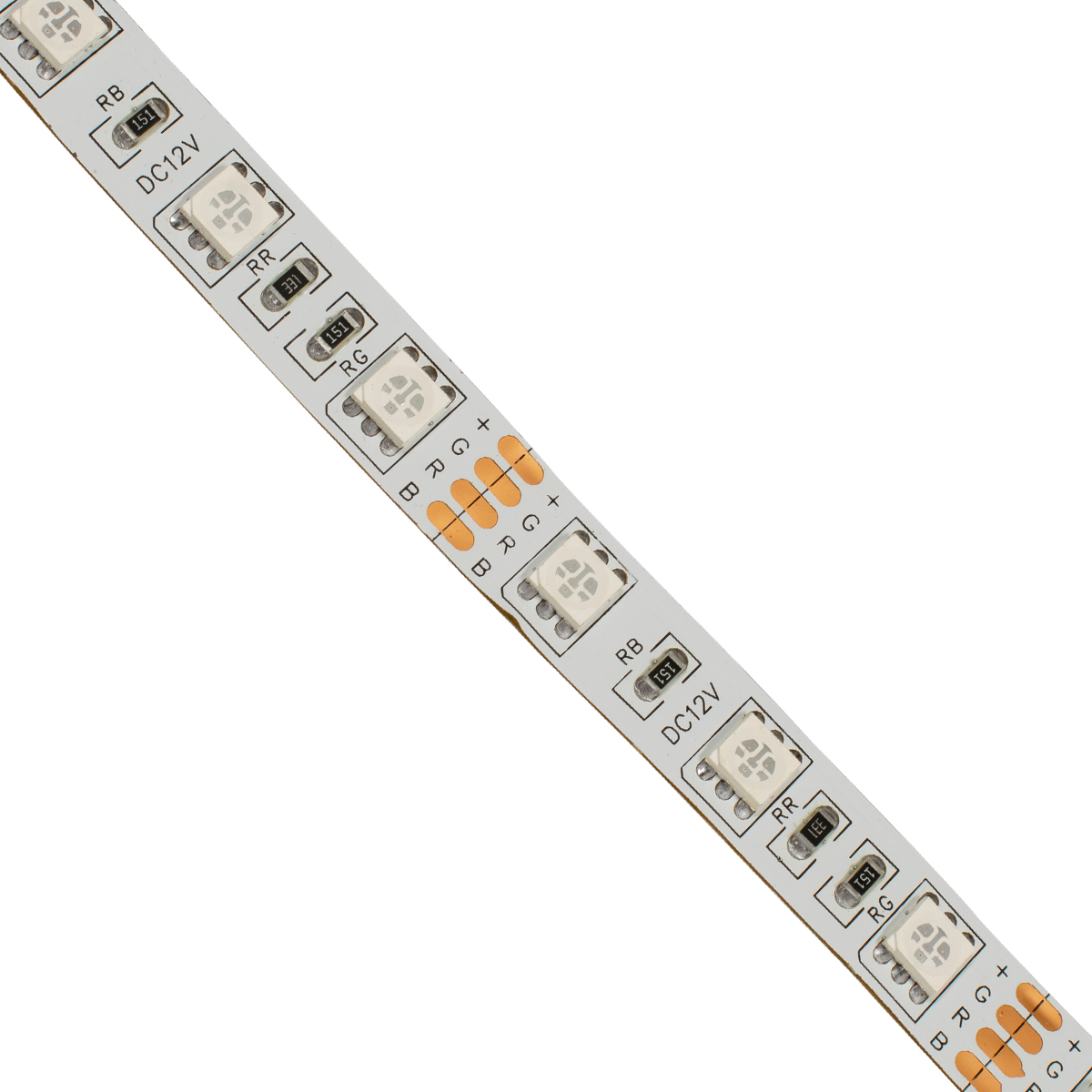 GLOBOSTAR® LUMAR 70029 Ταινία LED 14.4W/m 936lm/m 120° DC 12V IP20 60 x SMD5050 Chip/m Πολύχρωμο RGB Dimmable - Sanan SMD Chip - Μ500 x Π1 x Υ0.2cm - Ρολό 5 Μέτρων - 5 Χρόνια Εγγύηση