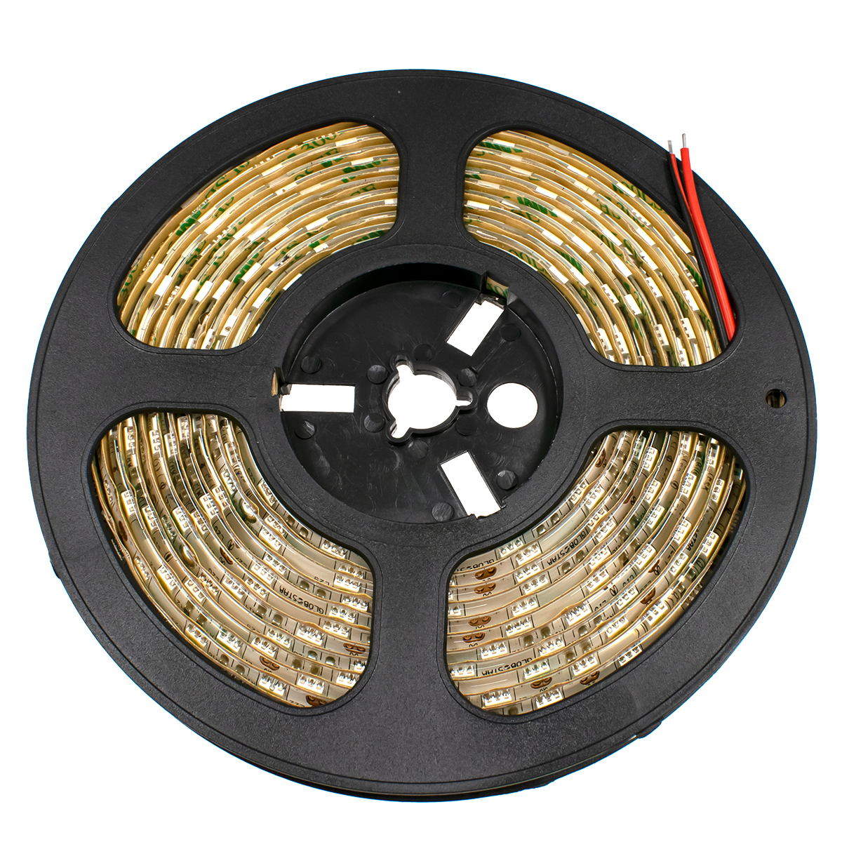 GLOBOSTAR® LUMAR 70122 Ταινία LED 14.4W/m 1296lm/m 120° DC 12V Αδιάβροχη IP65 60 x SMD5050 Chip/m Θερμό Λευκό 2700K Dimmable - Sanan SMD Chip - Μ500 x Π1 x Υ0.2cm - Ρολό 5 Μέτρων - 5 Χρόνια Εγγύηση