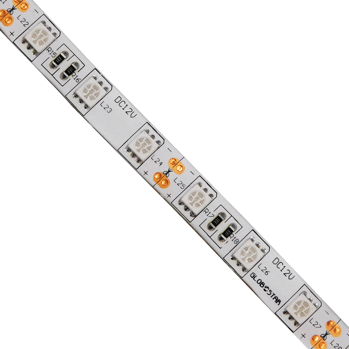 GLOBOSTAR® LUMAR 70125 Ταινία LED 14.4W/m 936lm/m 120° DC 12V Αδιάβροχη IP65 60 x SMD5050 Chip/m Πράσινο Dimmable - Sanan SMD Chip - Μ500 x Π1 x Υ0.2cm - Ρολό 5 Μέτρων - 5 Χρόνια Εγγύηση