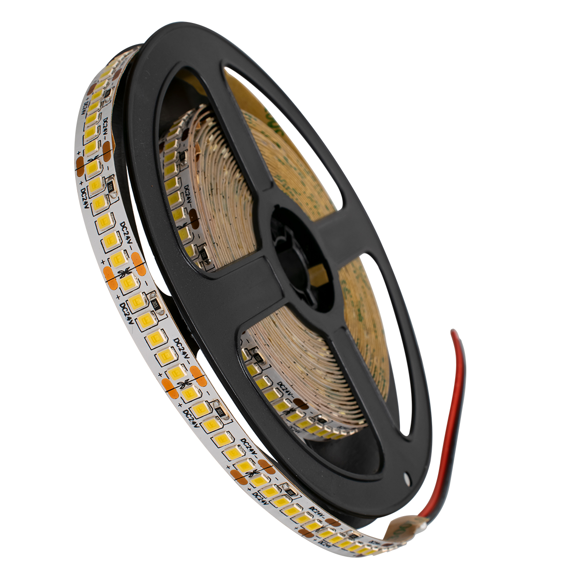 GLOBOSTAR® LUXA 70242 Ταινία LED 16W/m 1760lm/m 120° DC 24V IP20 240 x SMD2835 Chip/m Θερμό Λευκό 2700K Dimmable - Sanan SMD Chip - Μ500 x Π1 x Υ0.2cm - Ρολό 5 Μέτρων - 5 Χρόνια Εγγύηση