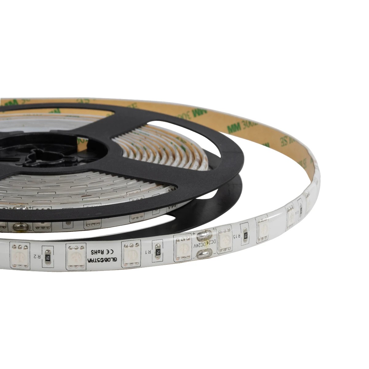 GLOBOSTAR® LUMAR 70326 Ταινία LED 14.4W/m 936lm/m 120° DC 24V Αδιάβροχη IP65 60 x SMD5050 Chip/m Μπλε Dimmable - Sanan SMD Chip - Μ500 x Π1 x Υ0.3cm - Ρολό 5 Μέτρων - 5 Χρόνια Εγγύηση