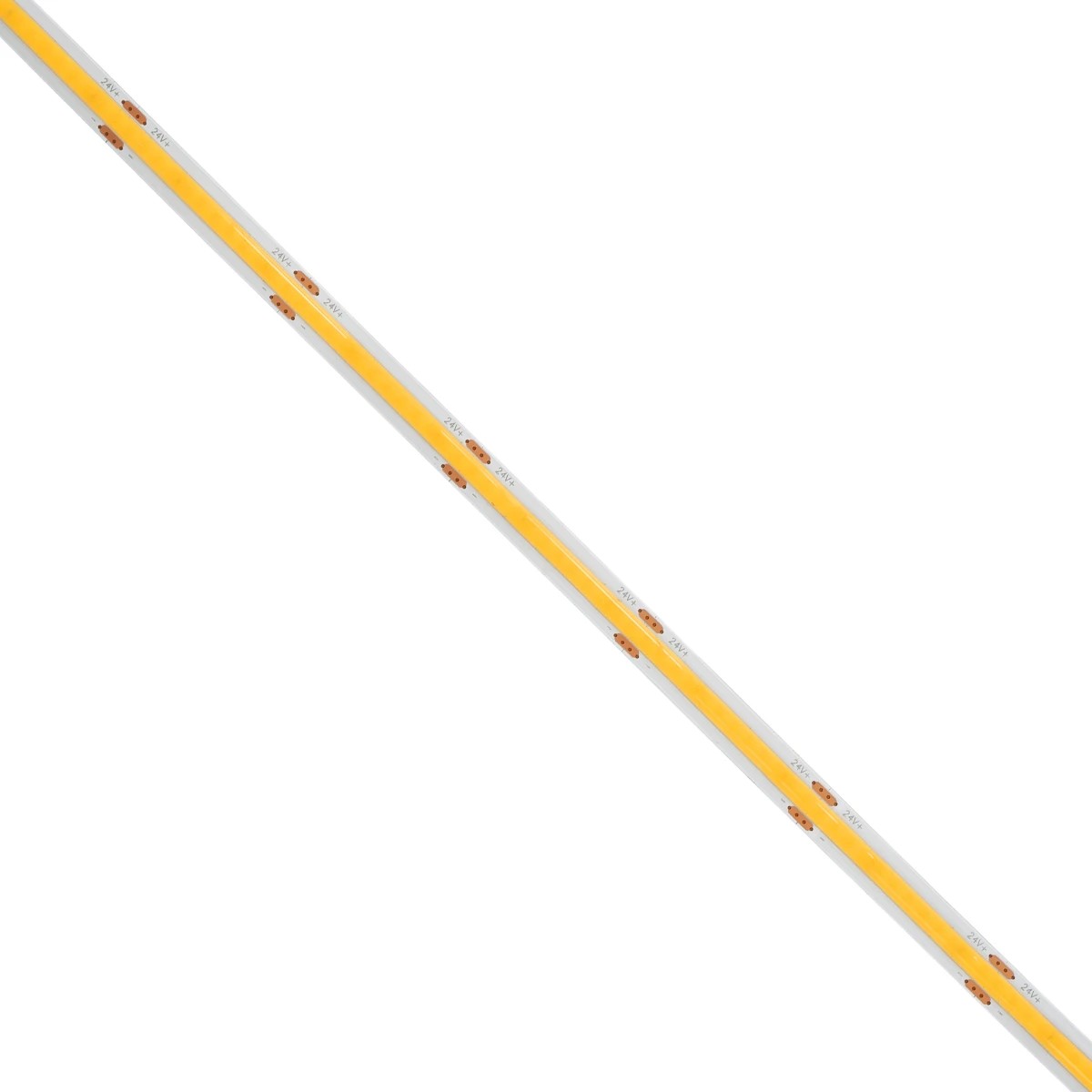 GLOBOSTAR® BEE 70360 Ταινία LED 8W/m 800lm/m 120° DC 24V IP20 320 x COB Chip/m Φυσικό Λευκό 4500K Dimmable - Sanan COB Chip - Μ500 x Π0.8 x Υ0.2cm - Ρολό 5 Μέτρων - 5 Χρόνια Εγγύηση