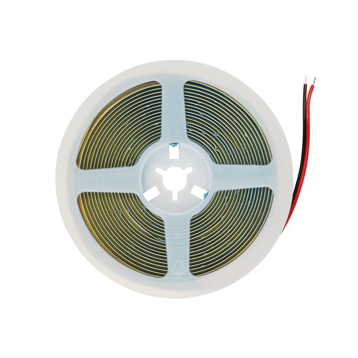 GLOBOSTAR® BEE 70360 Ταινία LED 8W/m 800lm/m 120° DC 24V IP20 320 x COB Chip/m Φυσικό Λευκό 4500K Dimmable - Sanan COB Chip - Μ500 x Π0.8 x Υ0.2cm - Ρολό 5 Μέτρων - 5 Χρόνια Εγγύηση