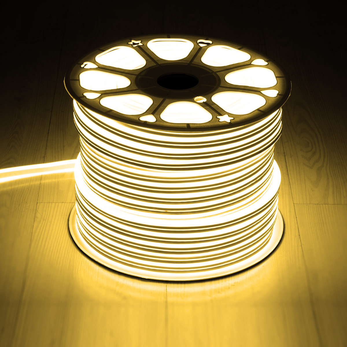 GLOBOSTAR® DOUBLESIDED 70482 Ταινία Neon Flex LED 12W/m 840lm/m 240° DC 24V Αδιάβροχο IP65 120 x SMD2835 Chip/m Θερμό Λευκό 2700K Dimmable - Sanan SMD Chip - Μ100 x Π0.8 x Υ1.6cm - 3 Χρόνια Εγγύηση