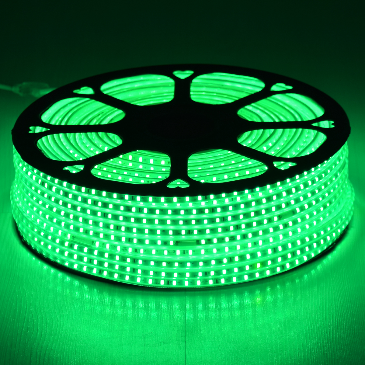 GLOBOSTAR® EPISLIM 70505 Ταινία LED 12W/m 780lm/m 120° DC 220-240V Αδιάβροχη IP65 96 x SMD2835 Chip/m Πράσινο Dimmable - Epistar SMD Chip - Μ100 x Π1 x Υ0.5cm - 3 Χρόνια Εγγύηση