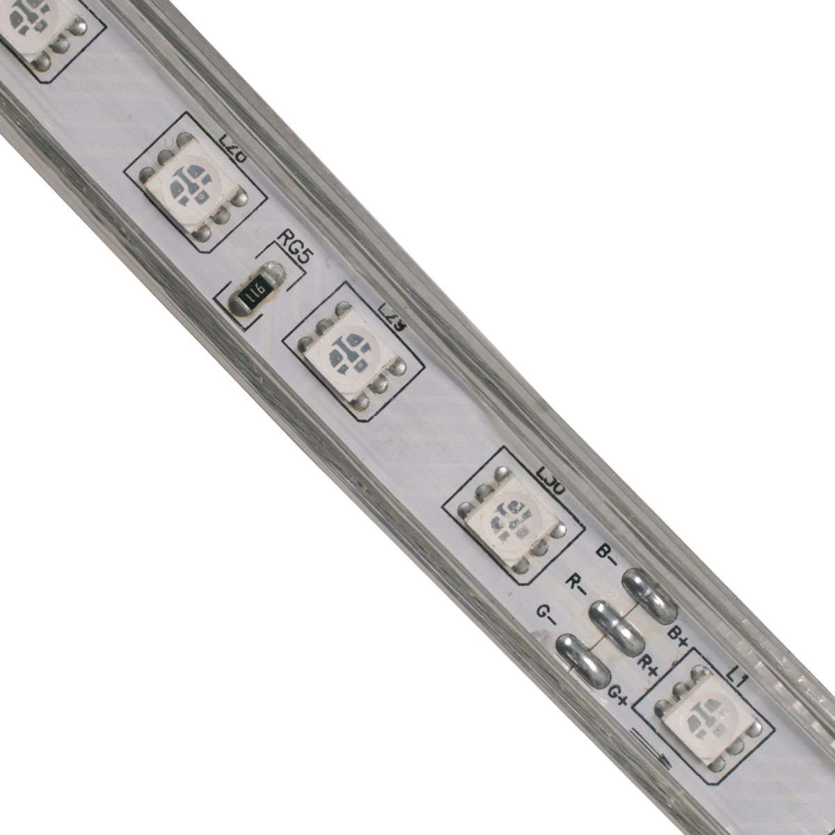 GLOBOSTAR® EPISLIM 70507 Ταινία LED 12W/m 780lm/m 120° DC 220-240V Αδιάβροχη IP65 60 x SMD5050 Chip/m Πολύχρωμο RGB Dimmable - Epistar SMD Chip - M100 x Π1.5 x Υ0.6cm - 3 Χρόνια Εγγύηση