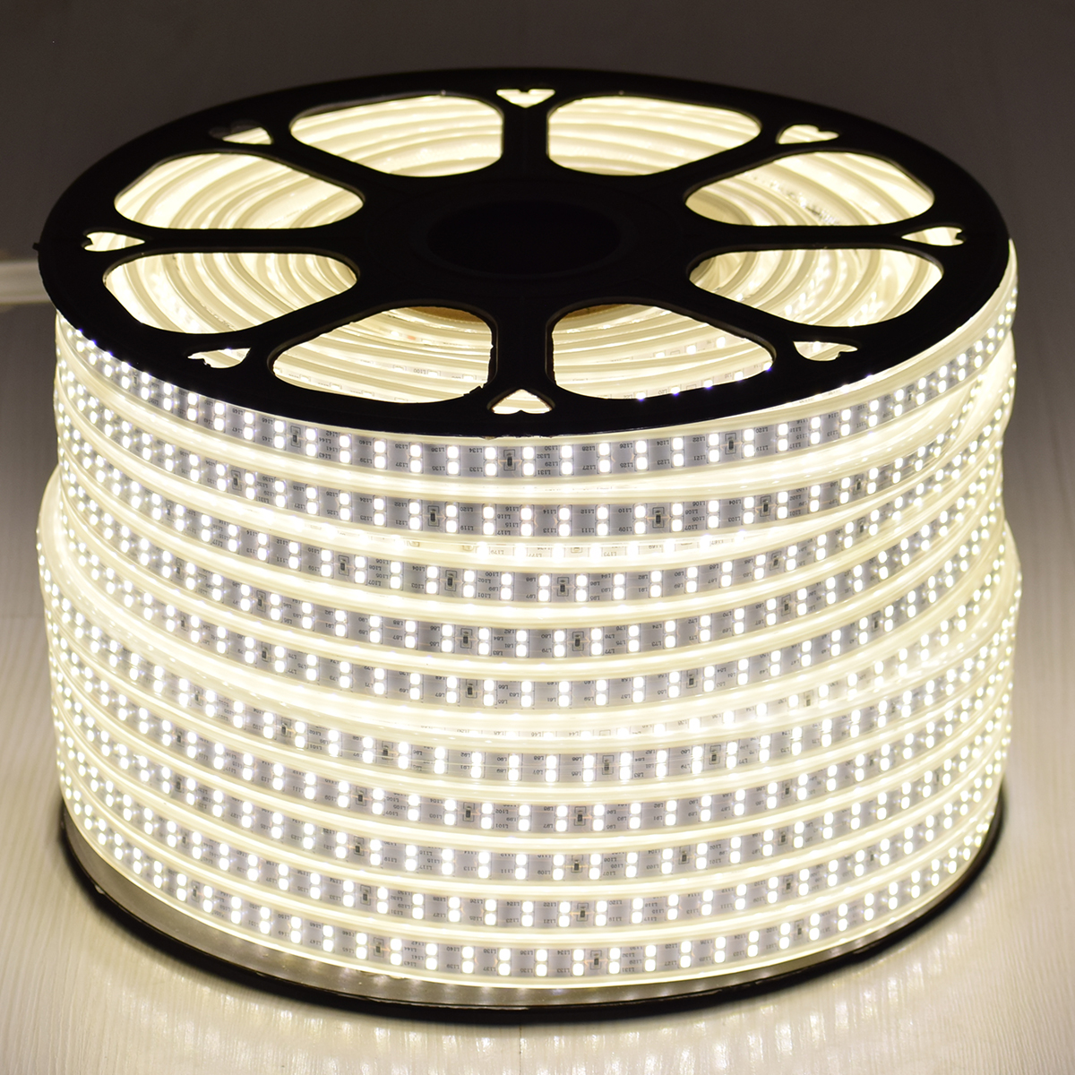 GLOBOSTAR® EPIWIDE 70511 Ταινία LED 24W/m 2280lm/m 120° DC 220-240V Αδιάβροχη IP65 180 x SMD2835 Chip/m Φυσικό Λευκό 4500K Dimmable - Epistar SMD Chip - M100 x Π1.6 x Υ0.7cm - 3 Χρόνια Εγγύηση
