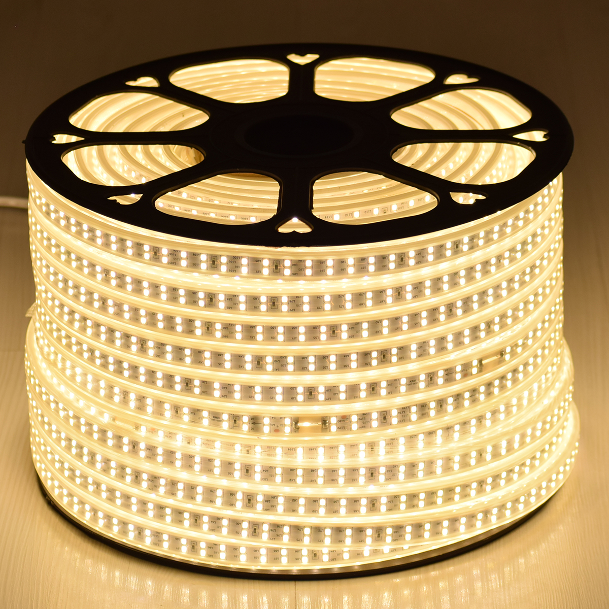 GLOBOSTAR® EPIWIDE 70512 Ταινία LED 24W/m 2160lm/m 120° DC 220-240V Αδιάβροχη IP65 180 x SMD2835 Chip/m Θερμό Λευκό 2700K Dimmable - Epistar SMD Chip - M100 x Π1.6 x Υ0.7cm - 3 Χρόνια Εγγύηση