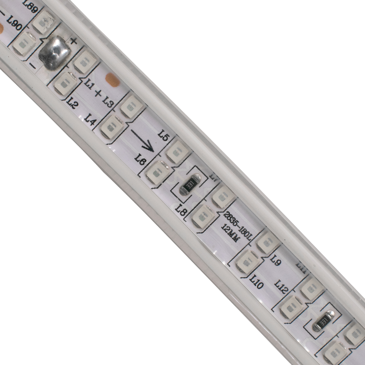 GLOBOSTAR® EPIWIDE 70514 Ταινία LED 24W/m 1560lm/m 120° DC 220-240V Αδιάβροχη IP65 180 x SMD2835 Chip/m Κόκκινο Dimmable - Epistar SMD Chip - M100 x Π1.6 x Υ0.7cm - 3 Χρόνια Εγγύηση